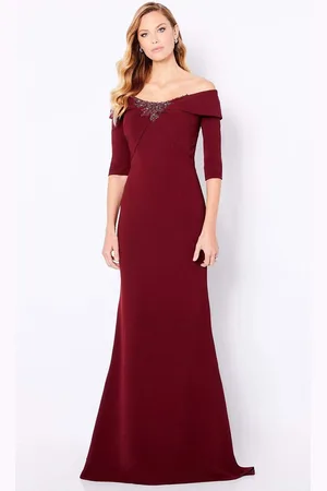 Cameron Blake 221691 Off-Shoulder Mother of the Bride Dress