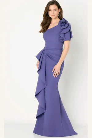 Cameron Blake CB781 - Rosette Detail Evening Dress