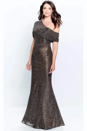 Montage by Mon Cheri 120902 Strapless Fitted Evening Dress