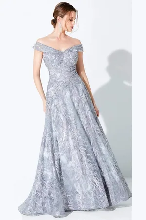 Ivonne D By Mon Cheri - 220D24 Off-Shoulder Mother of the Bride Gown