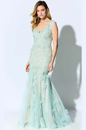 Ivonne D ID907 - Sleeveless Mermaid Long Gown
