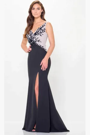 Cameron Blake CB3245 - Floral Embroidered Evening Dress