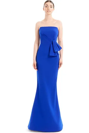 Alexander By Daymor 1656 - Strapless Peplum Formal Gown With Jacket
