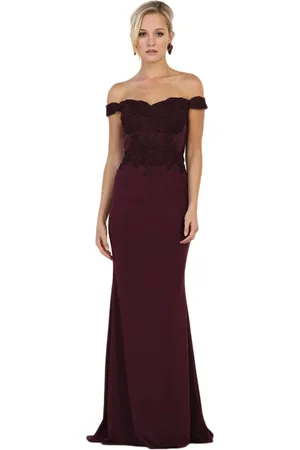 May Queen Lace Off-Shoulder Sheath Dress