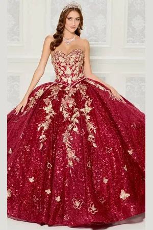 Princesa by Ariana Vara PR30121 - Strapless Embroidered Ballgown