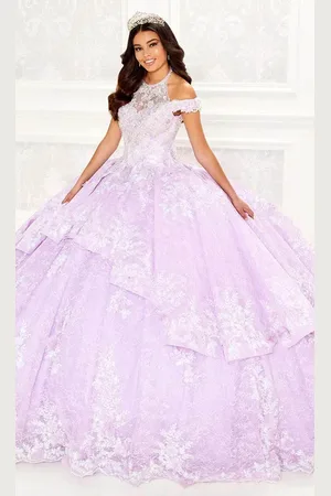 Princesa by Ariana Vara PR30089 - Off Shoulder Pleated Ballgown