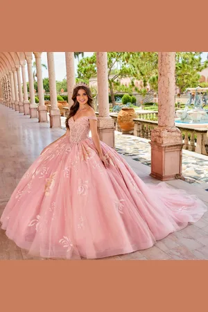 Princesa by Ariana Vara PR30156 - Off-Shoulder Sequined Prom Gown