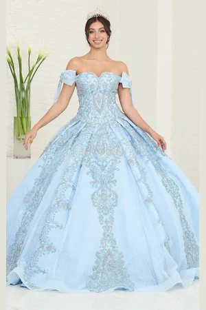 May Queen LK241 - Bow Strap Ballgown
