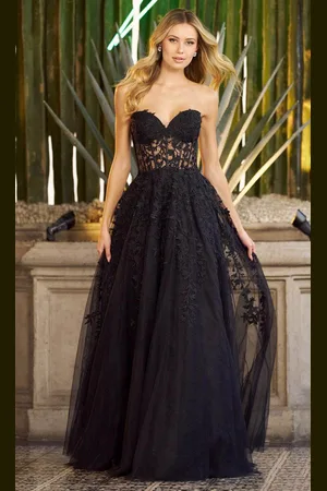 Sherri Hill 55760 - Applique Sweetheart Prom Dress