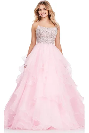 Ashley Lauren 11545 - Beaded Bustier Strapless Ballgown