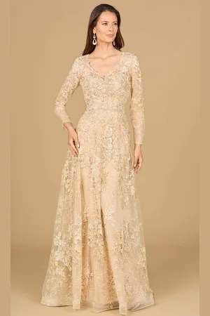 Lara Dresses 29135 - Lace A-Line Evening Gown