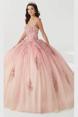 Fiesta Gowns 56470 - Corseted Floral Princess Ballgown