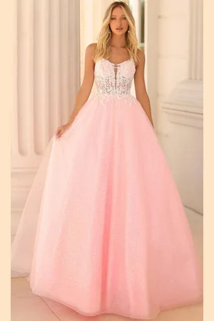 Clarisse 810602 - Dual Strap Shimmer Ballgown