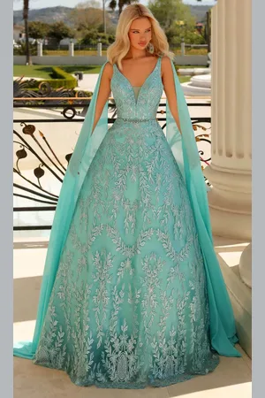 Clarisse 811040 - Embroidered Sleeveless Ballgown