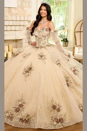 Rachel Allan RQ2191 - Sweetheart Neck Rhinestone Embellished Ballgown