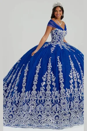 Fiesta Gowns 56481 - 3-Way Tulle-Strapped Ballgown