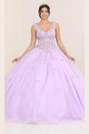 May Queen LK242 - Sweetheart Corset Ballgown