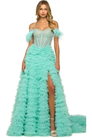 Sherri Hill 55387 - Beaded Sweetheart Ruffled Ballgown