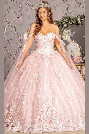 GLS by Gloria GL3465 - Sweetheart Embroidered Ballgown