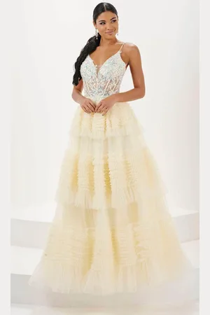 Tiffany & Co. 16054 - Ruffled Tulle Prom Dress