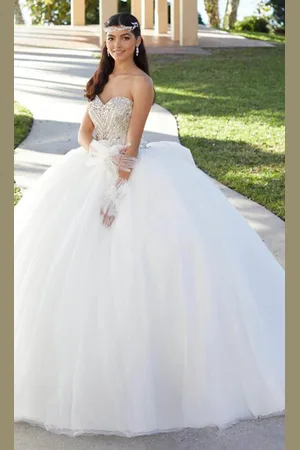 Fiesta Gowns 56485 - Strapless Sweetheart Ballgown