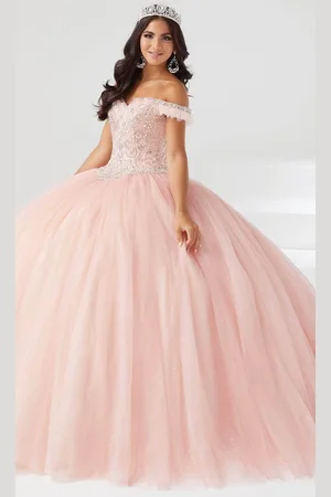 Fiesta Gowns 56460 - Tulle Sweet Glittered Ballgown