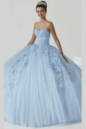 Fiesta Gowns 56432 Strapless Embellished Ballgown