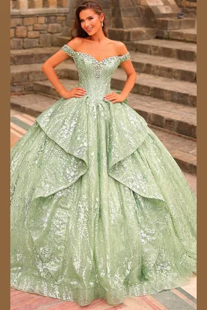 Amarra 54240 - Sweetheart Neck Off-Shoulder Ballgown