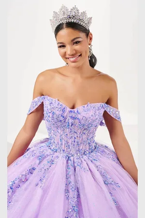 Fiesta Gowns 56507 - Off-Shoulder Sweetheart Ballgown