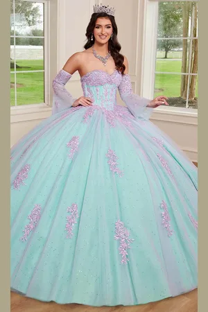 Rachel Allan RQ1120 - Strapless Corset Bodice Ballgown