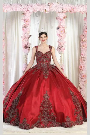 May Queen LK196 - Sweetheart Pleated Ballgown