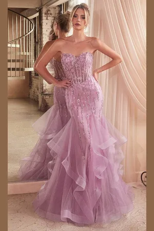 Ladivine CD332 - Sweetheart Mermaid Evening Dress