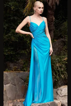 Ladivine CDS410 - Embellished Illusion Prom Dress