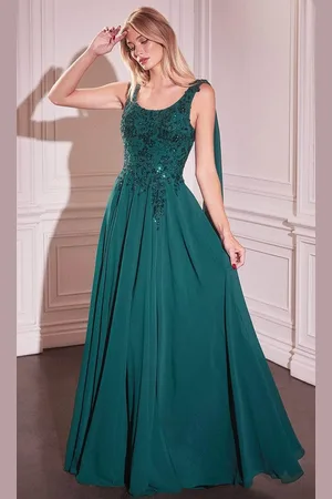 Cinderella Divine CDS509 - A-Line Chiffon Evening Gown
