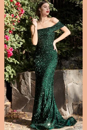 Cinderella Divine CD980 - One Shoulder Evening Gown