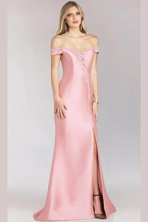 Feriani Couture 18154 - Off-Shoulder Evening Dress