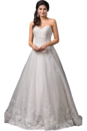 Dancing Queen Bridal 85 Strapless Embroidered Sweetheart Ballgown