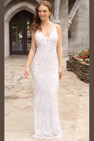 Primavera Couture 3903 - Beaded Sleeveless Prom Dress