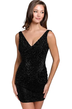 Primavera Couture 3802 - Low Open-Back Cocktail Dress