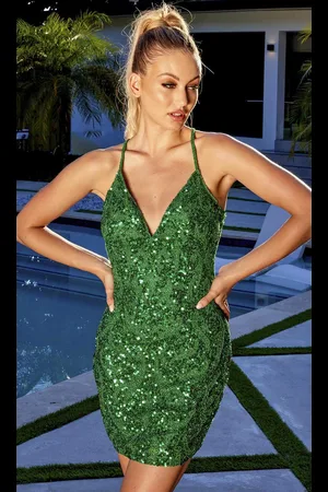 Primavera Couture 3897 - Fitted Sequin Cocktail Dress