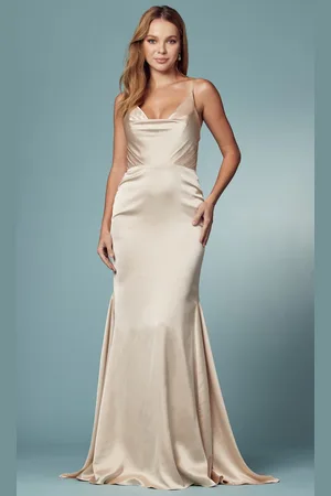 Nox Anabel R1026 - Cowl Mermaid Prom Dress