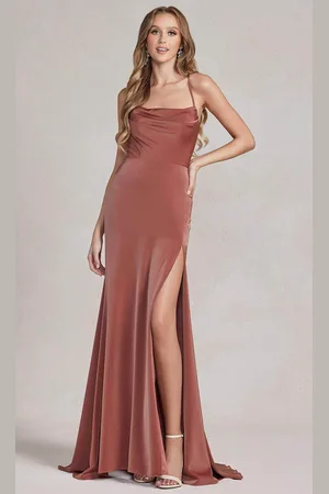 Nox Anabel E1068 - Cowl Strappy Prom Dress