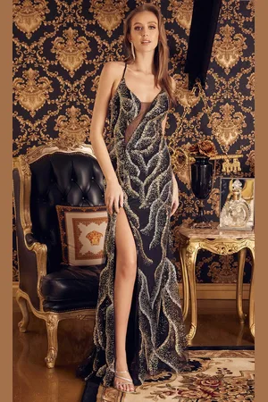 Nox Anabel E1189 - Cutout Bodice Evening Gown