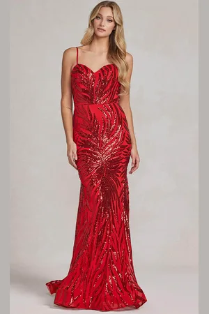 Nox Anabel R1072 - Sweetheart Trumpet Evening Gown