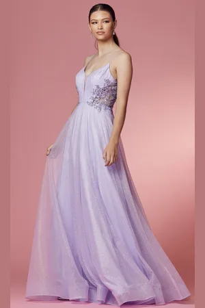 Nox Anabel T1033 - Floral Embroidered Prom Dress