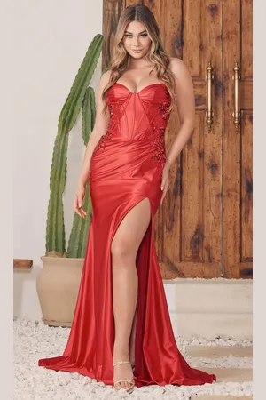 Nox Anabel E1238 - Sweetheart Cutout Back Evening Gown