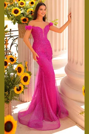 Clarisse 811221 - Glitters Sheath Prom Dress