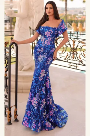Clarisse 811283 - Detachable Shawl Mermaid Prom Dress