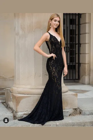 JOVANI Fitted Lace Prom Dress 48994