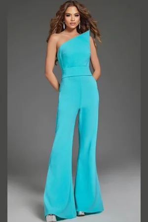 JOVANI 43567 - Asymmetrical Jumpsuit